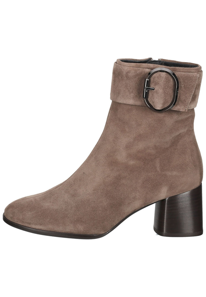 Högl Stiefelette Veloursleder Taupe