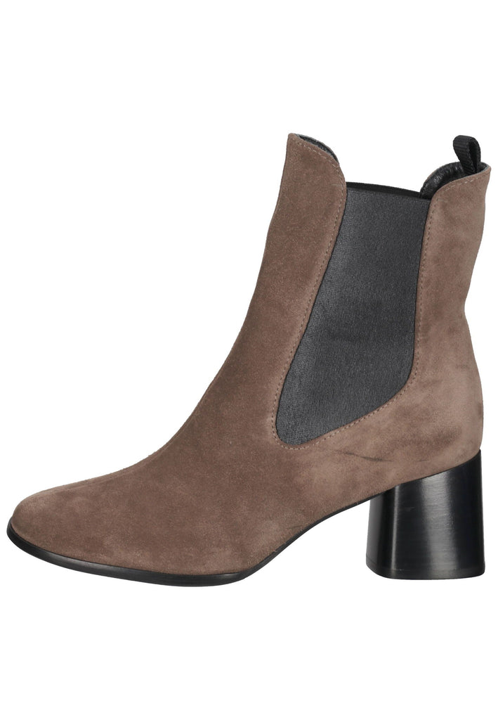 Högl Stiefelette Veloursleder Taupe