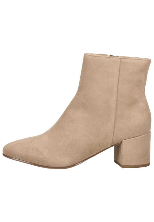 Högl Stiefelette Veloursleder Taupe