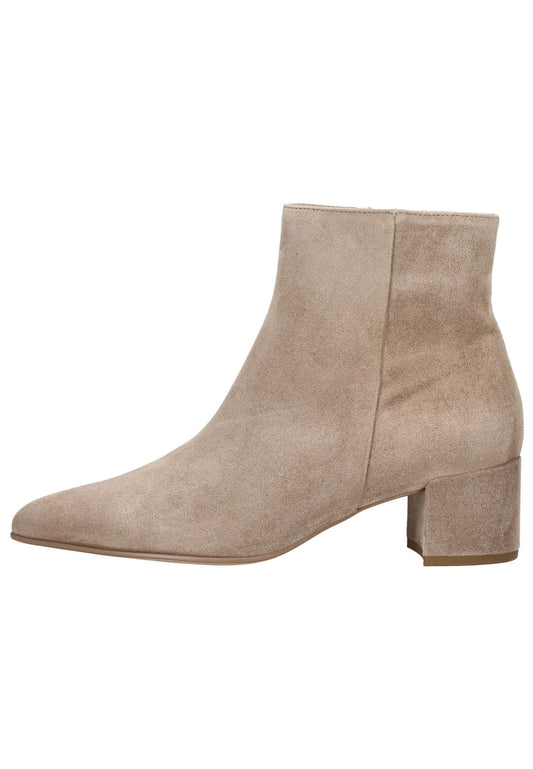 Högl Stiefelette Veloursleder Taupe