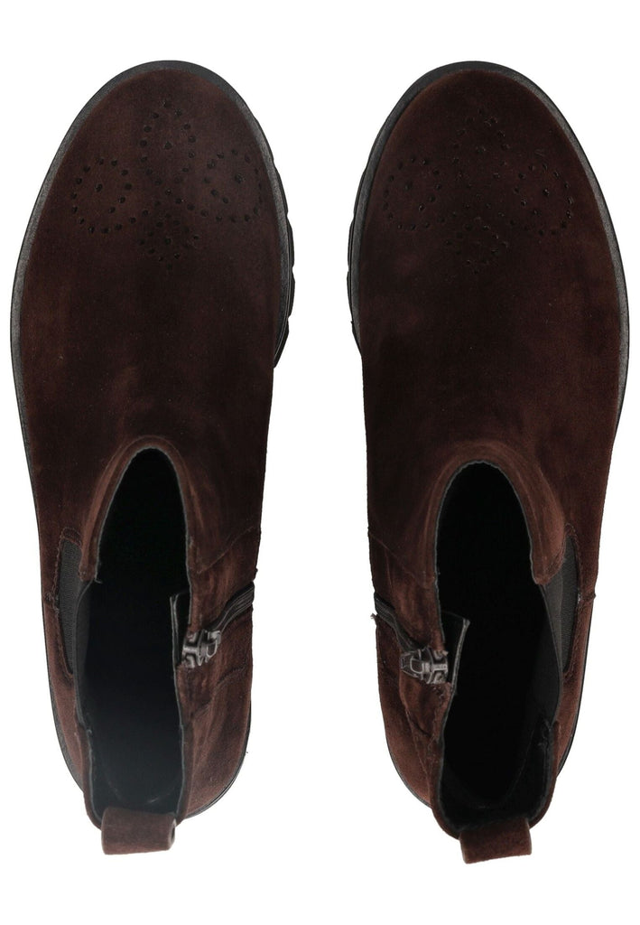 Högl Stiefelette Veloursleder/Textil Braun