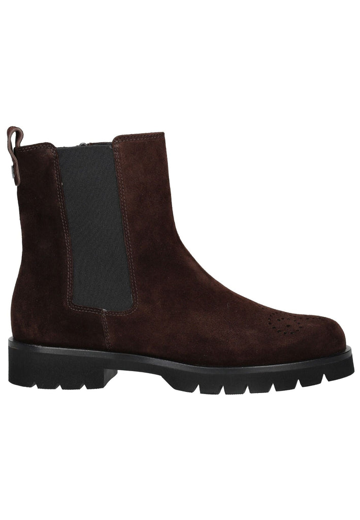 Högl Stiefelette Veloursleder/Textil Braun