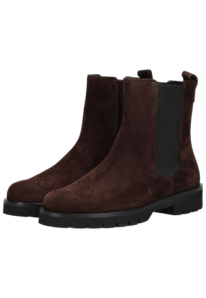 Högl Stiefelette Veloursleder/Textil Braun