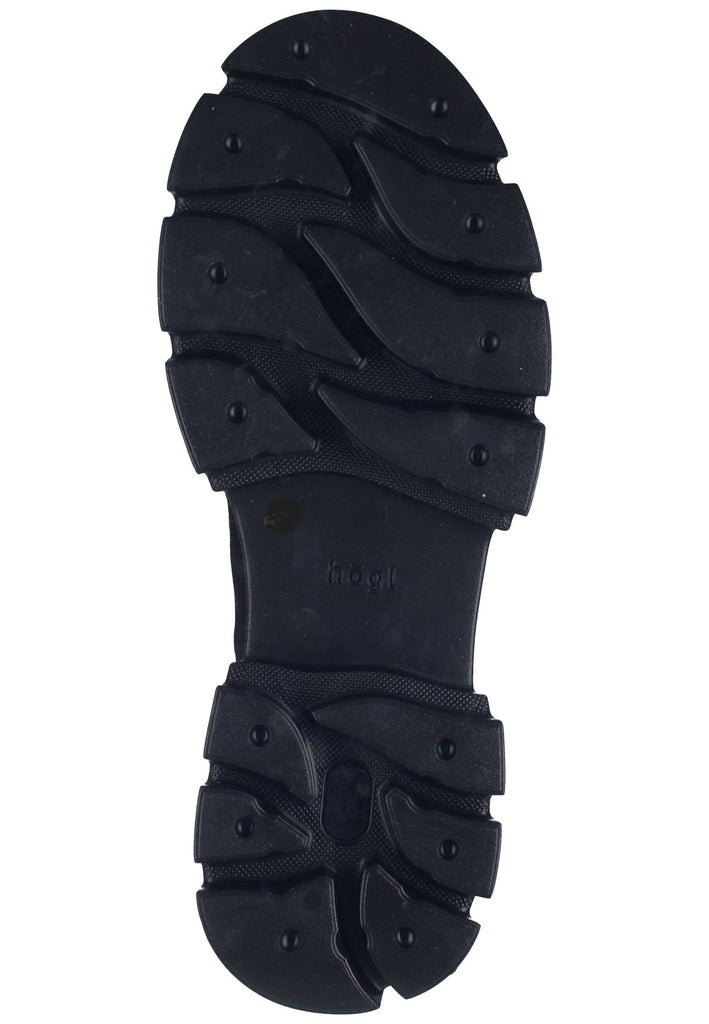 Högl Stiefelette Veloursleder/Textil Schwarz