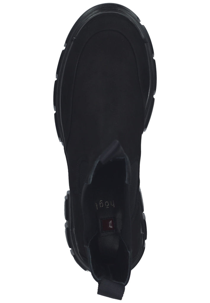 Högl Stiefelette Veloursleder/Textil Schwarz