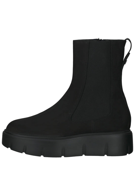 Högl Stiefelette Veloursleder/Textil Schwarz