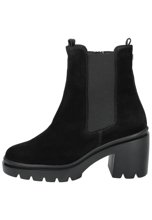 Högl Stiefelette Veloursleder/Textil Schwarz