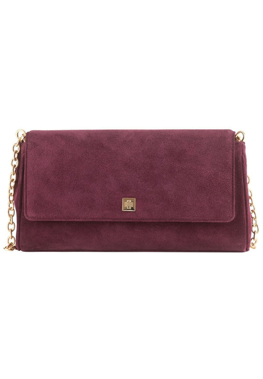 Högl Taschen Veloursleder Dunkelrot