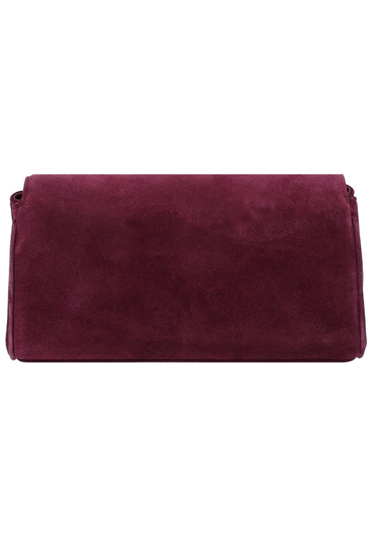 Högl Taschen Veloursleder Dunkelrot