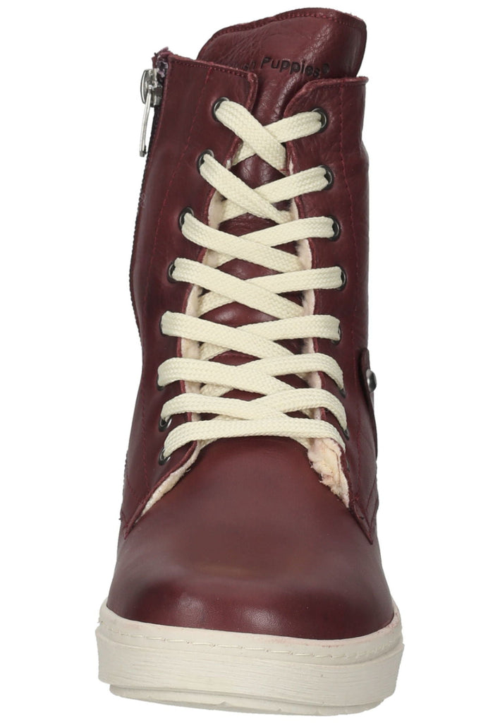 Hush Puppies Sneaker Leder Burgunder