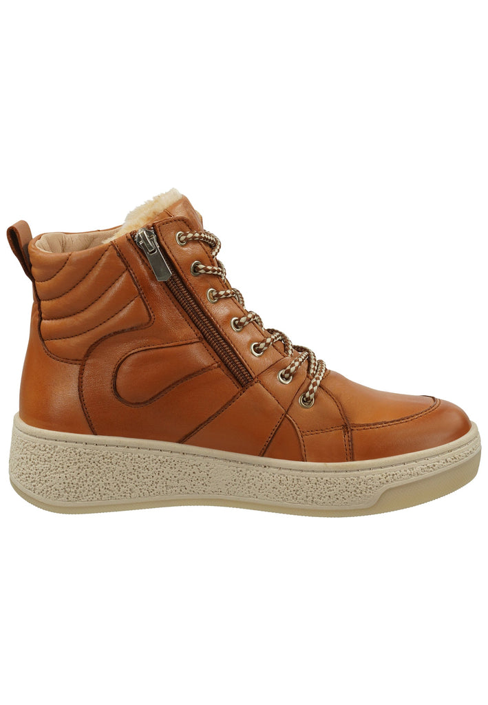 Hush Puppies Stiefelette Leder Cognac Warmfutter