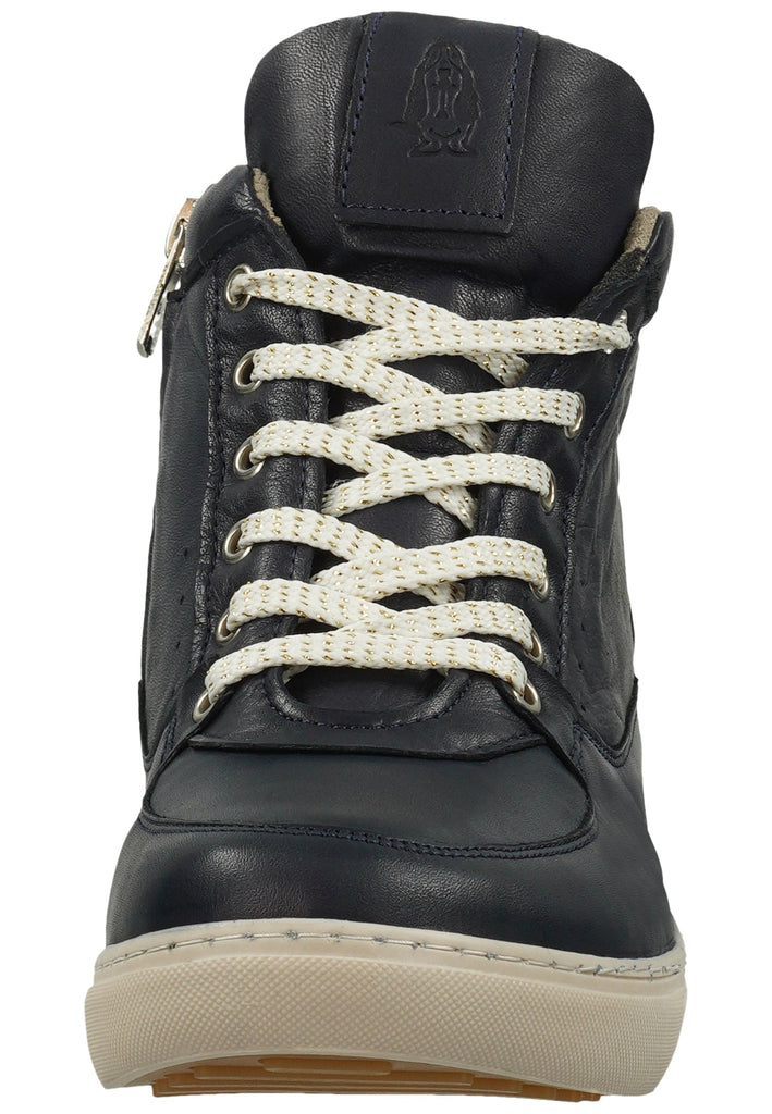Hush Puppies Stiefelette Leder Navy Warmfutter