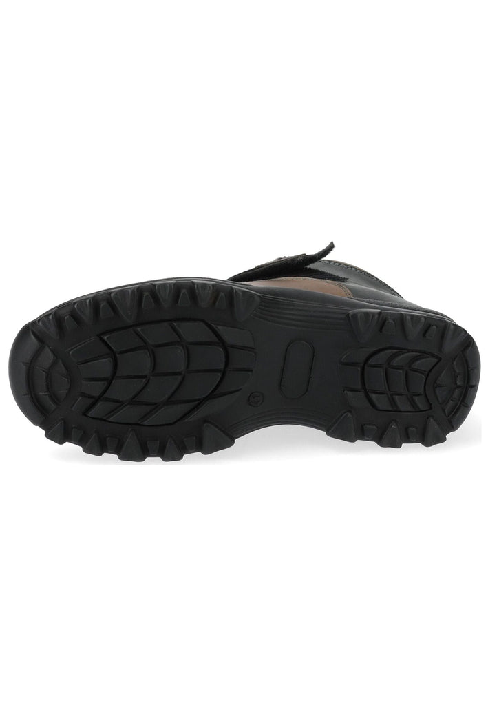 Hush Puppies Stiefelette Leder Schwarz/Braun Warmfutter