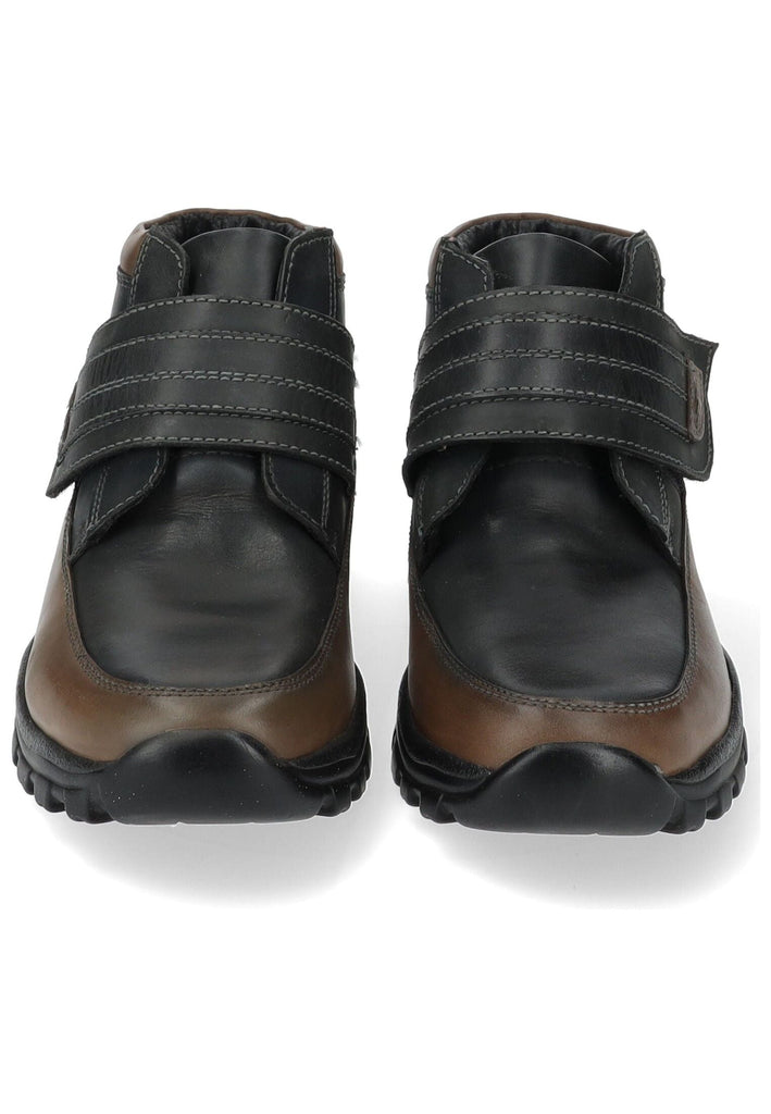 Hush Puppies Stiefelette Leder Schwarz/Braun Warmfutter