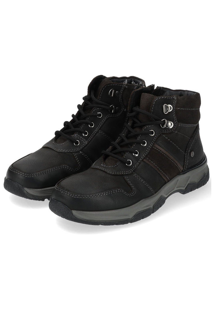 Hush Puppies Stiefelette Leder Schwarz Warmfutter