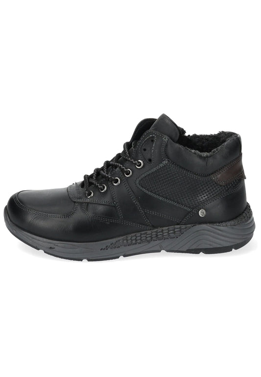 Hush Puppies Stiefelette Leder Schwarz Warmfutter