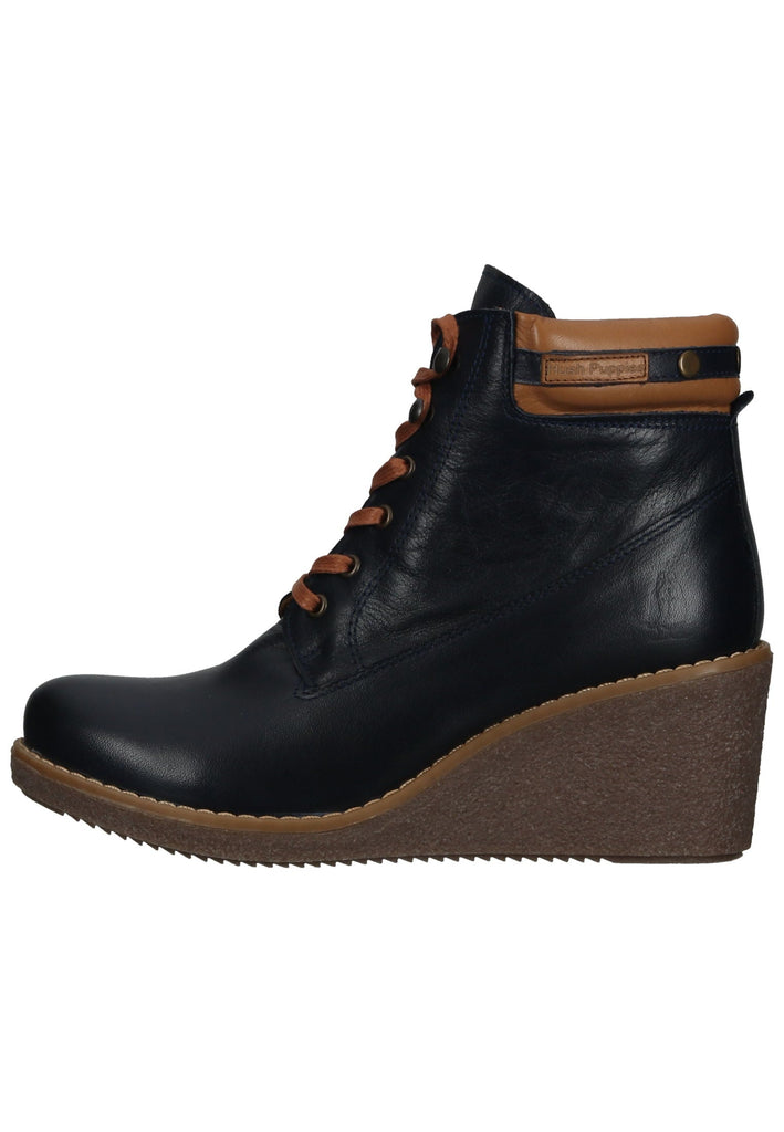 Stiefeletten Hush Puppies Stiefelette Leder Navy