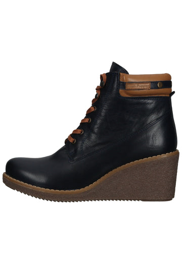 Stiefeletten Hush Puppies Stiefelette Leder Navy