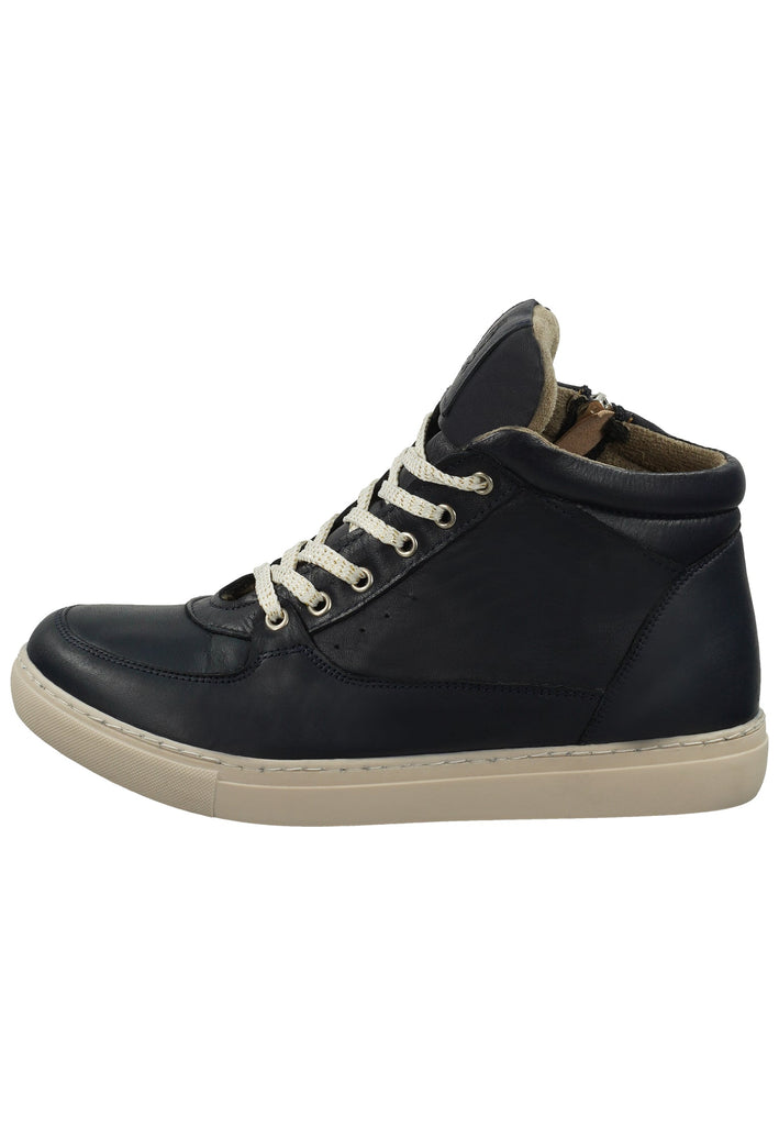 Stiefeletten Hush Puppies Stiefelette Leder Navy Warmfutter