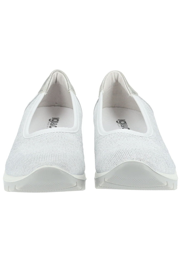 IGI&CO Ballerinas Textil Grau/Weiß