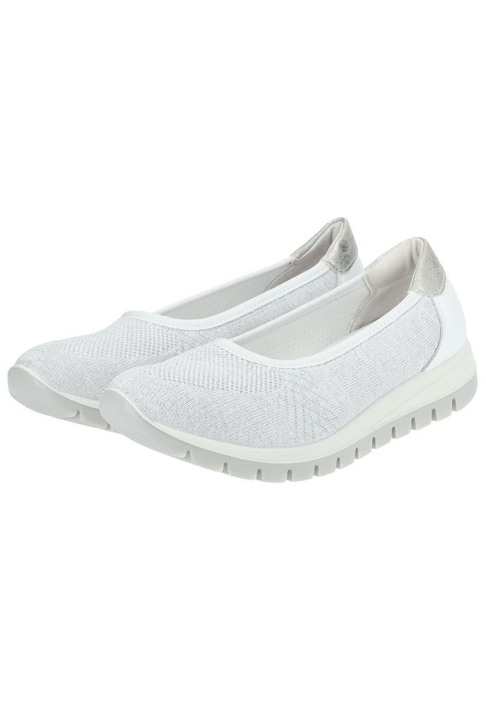 IGI&CO Ballerinas Textil Grau/Weiß