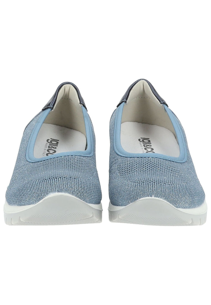 IGI&CO Ballerinas Textil Mittelblau