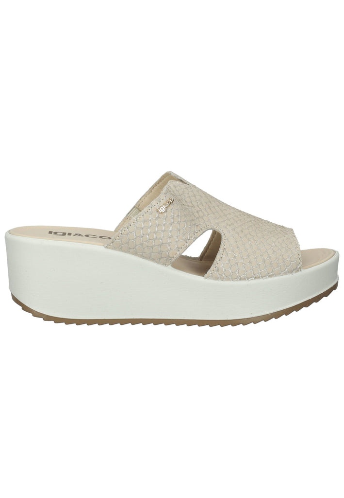 IGI&CO Pantoletten Leder Beige