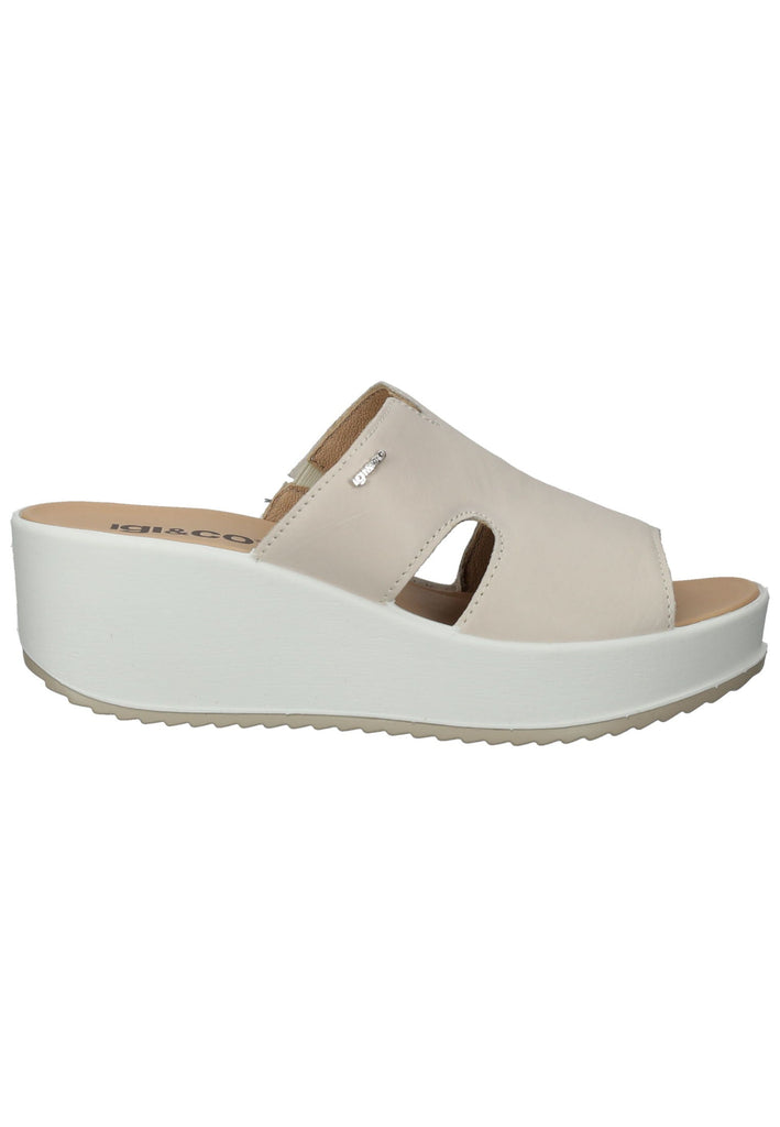 IGI&CO Pantoletten Leder Beige