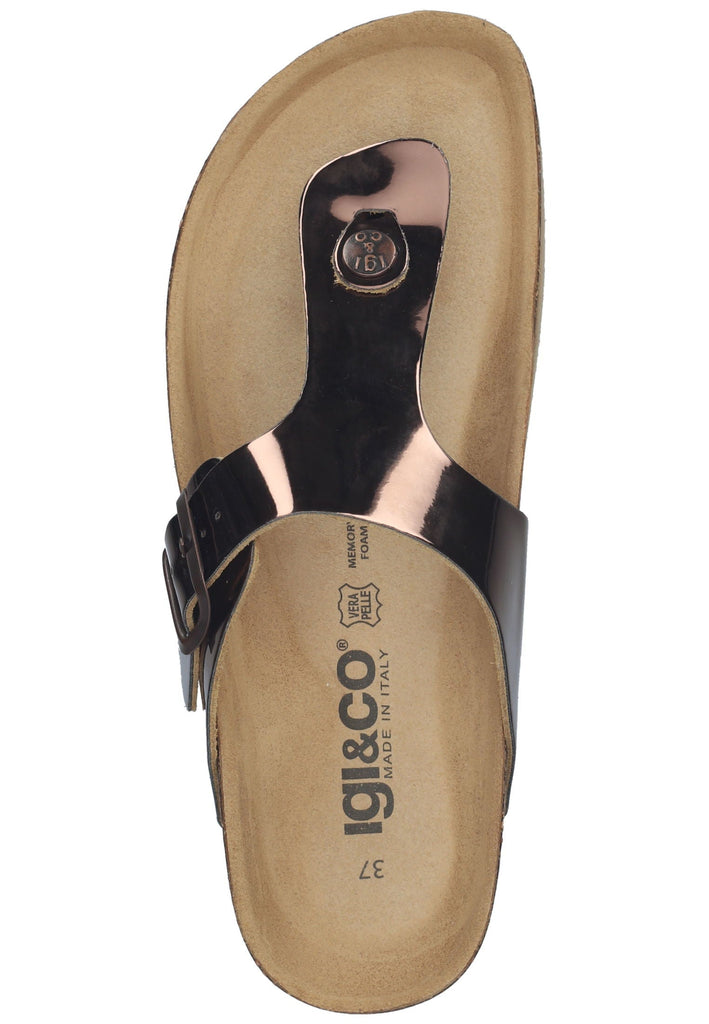 IGI&CO Pantoletten Leder Rose