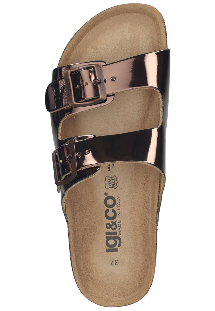 IGI&CO Pantoletten Leder Rose