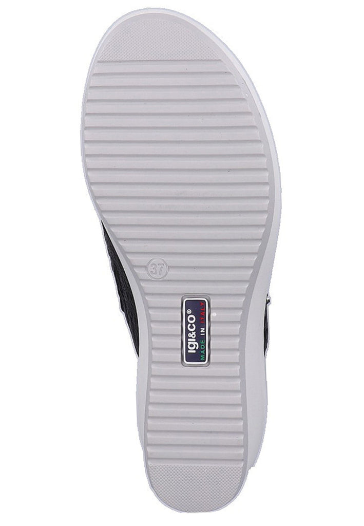 IGI&CO Pantoletten Leder Schwarz