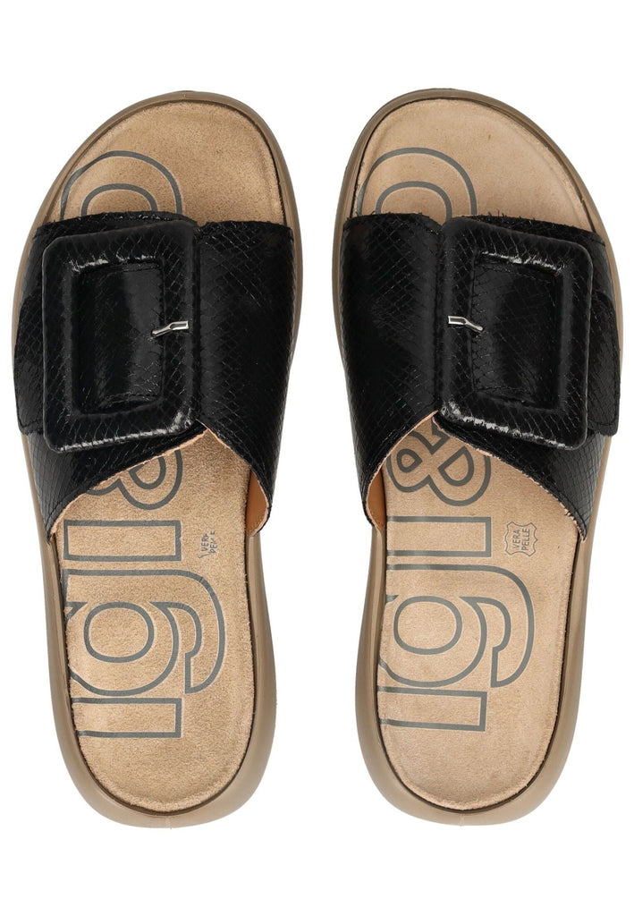 IGI&CO Pantoletten Leder Schwarz