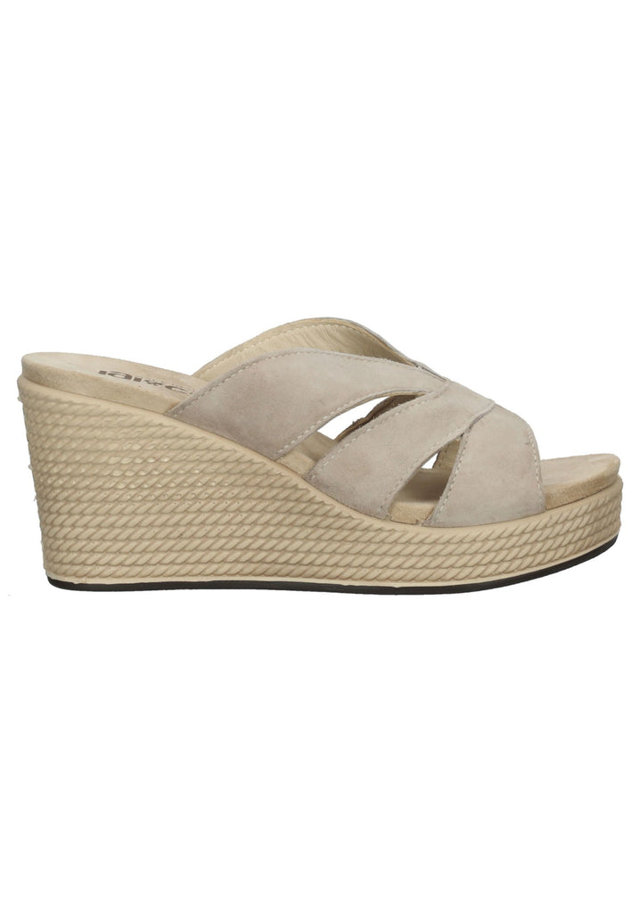 IGI&CO Pantoletten Leder Taupe