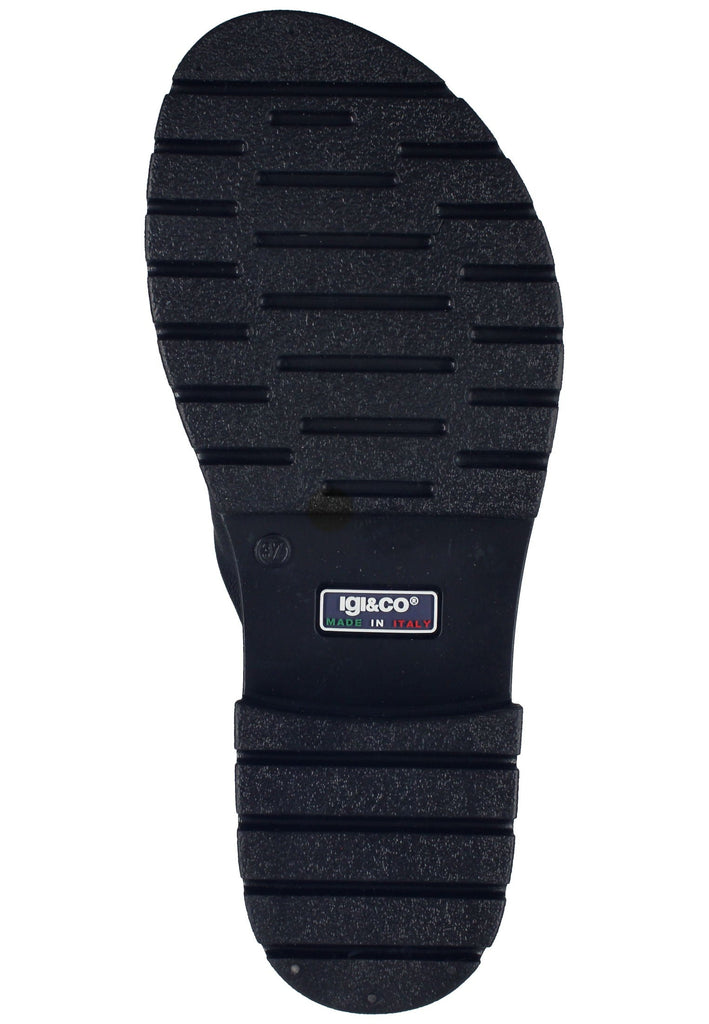 IGI&CO Pantoletten Nappaleder Schwarz