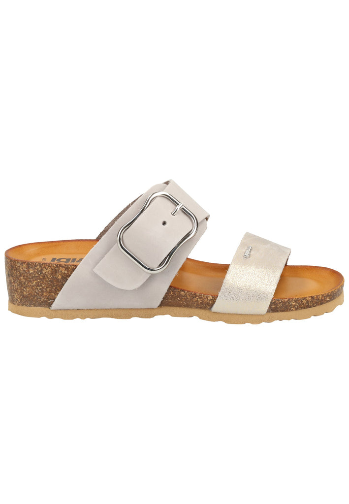 IGI&CO Pantoletten Nubukleder Grau