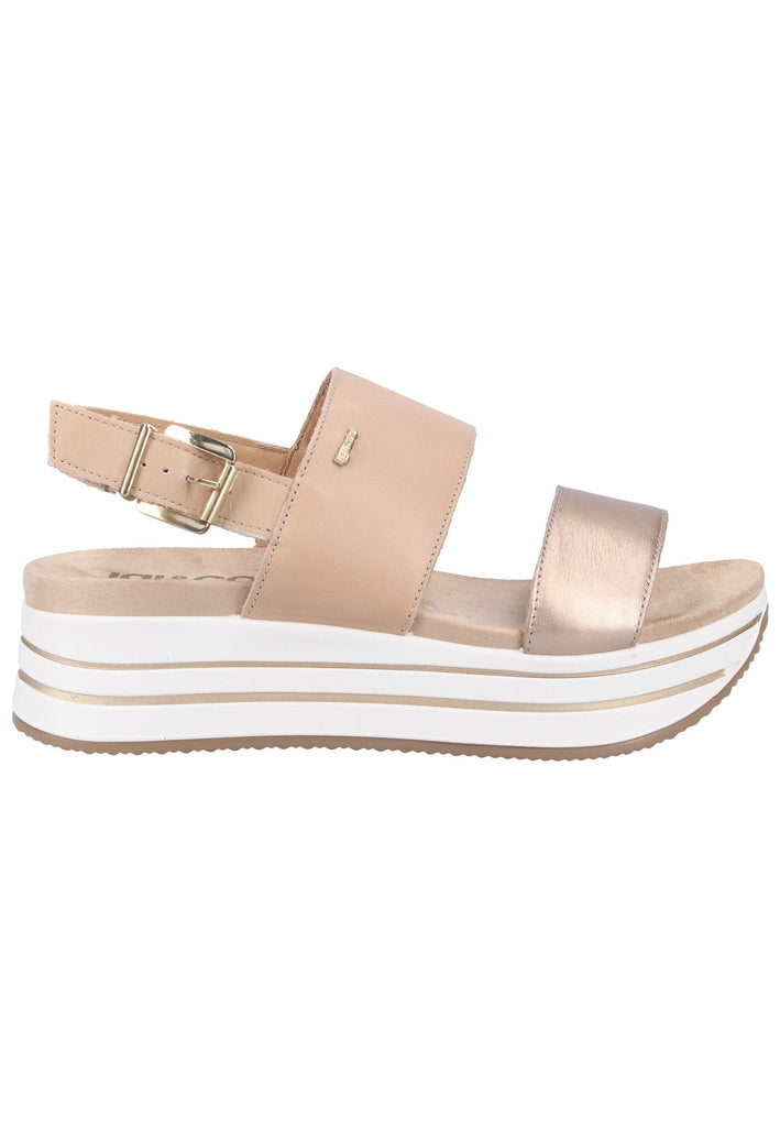 IGI&CO Sandalen Leder Beige/Gold
