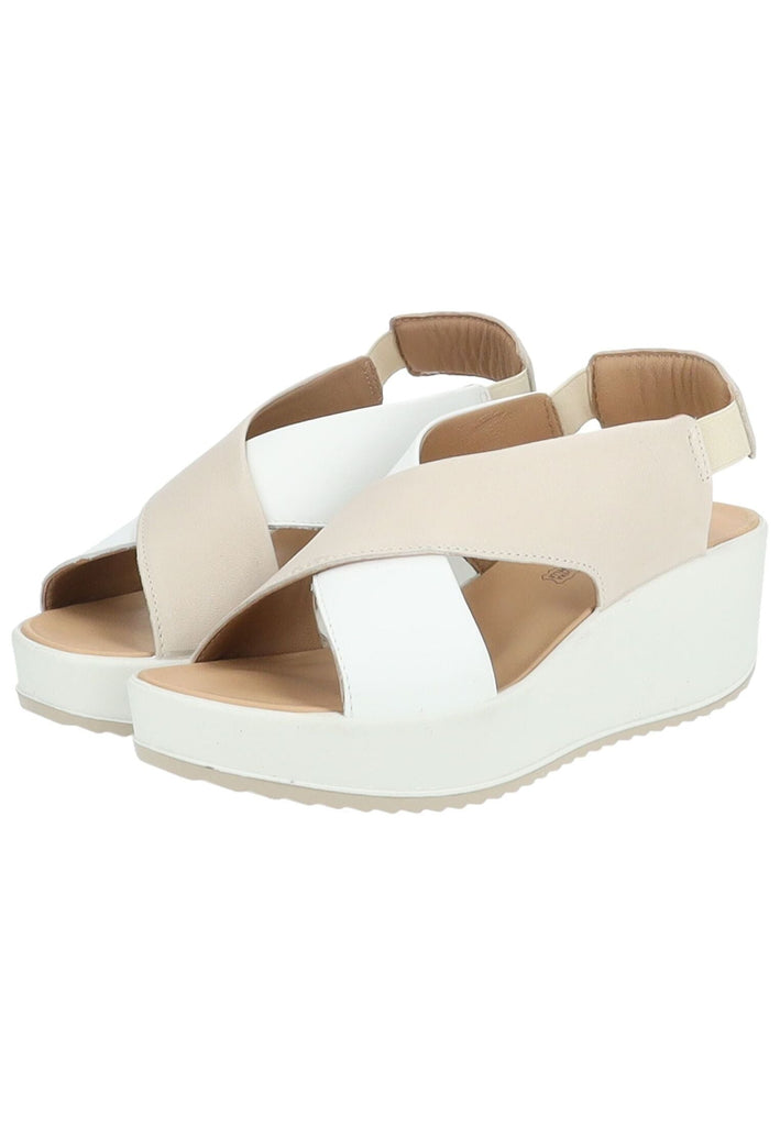 IGI&CO Sandalen Leder Beige/Weiß