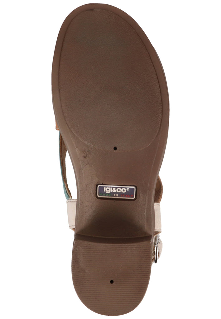 IGI&CO Sandalen Leder Blau/Beige
