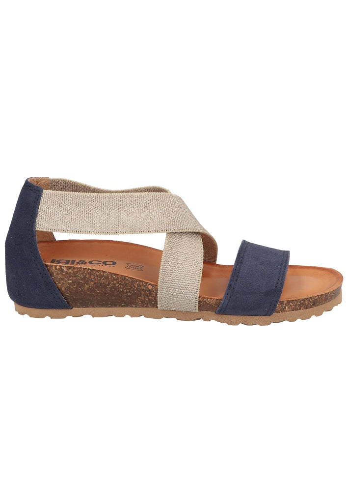 IGI&CO Sandalen Leder Blau/Silber