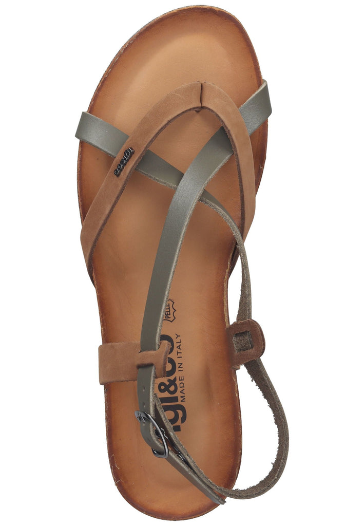 IGI&CO Sandalen Leder Braun/Grün