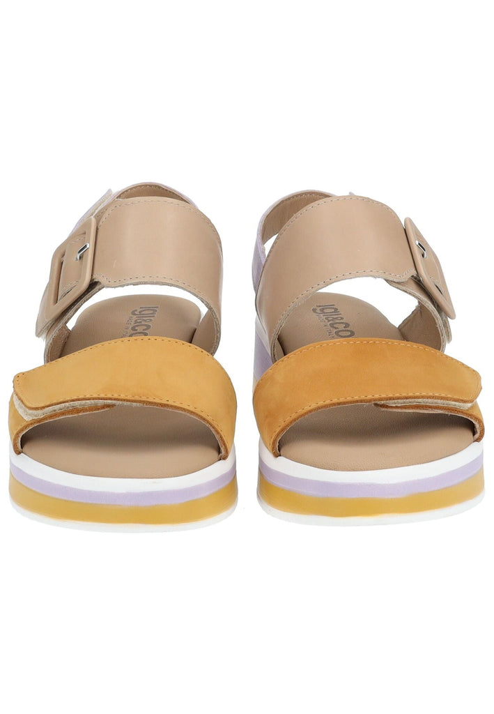 IGI&CO Sandalen Leder Braun/LIla