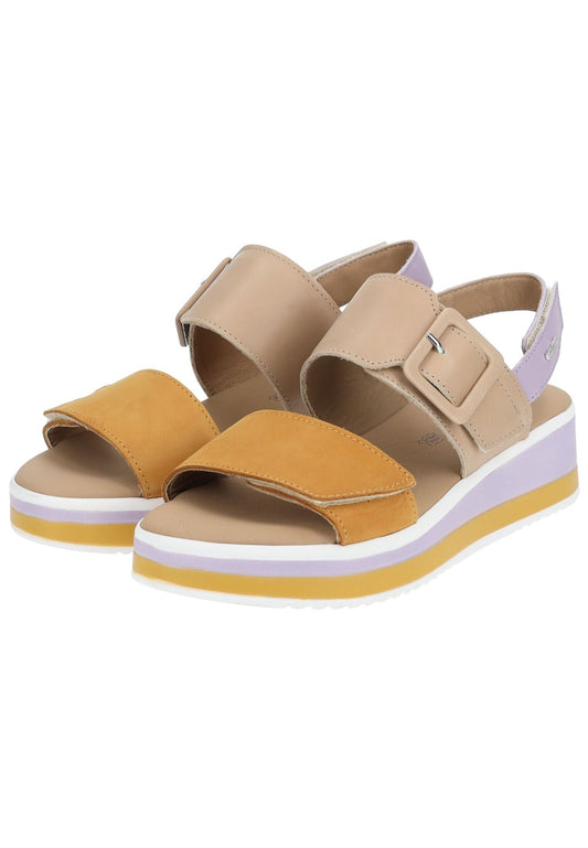 IGI&CO Sandalen Leder Braun/LIla