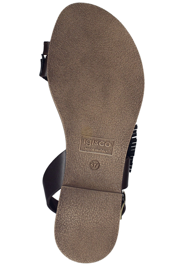 IGI&CO Sandalen Leder Dunkelbraun