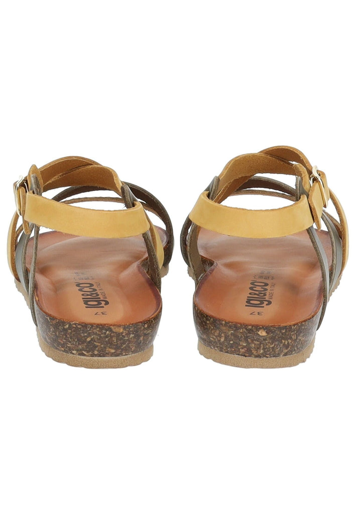 IGI&CO Sandalen Leder Gelb/Grün