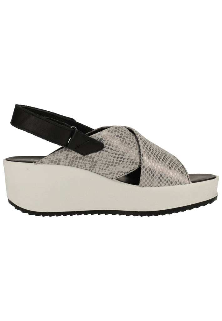 IGI&CO Sandalen Leder Hellgrau/Schwarz