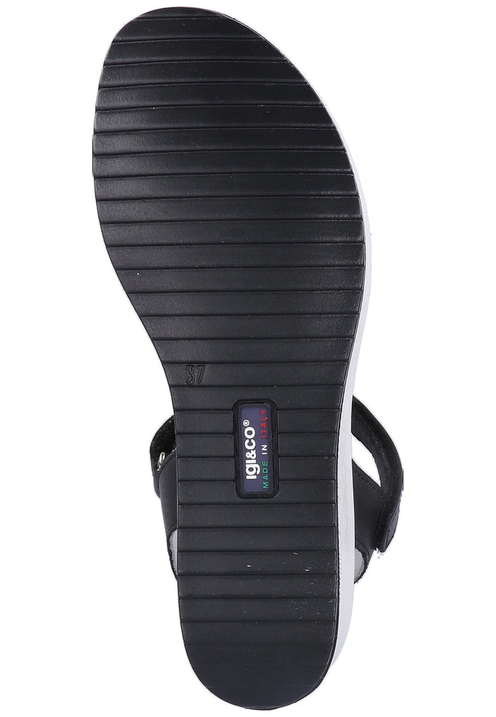 IGI&CO Sandalen Leder Schwarz