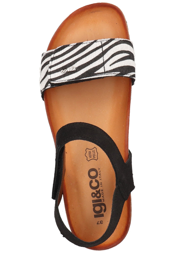 IGI&CO Sandalen Leder Schwarz