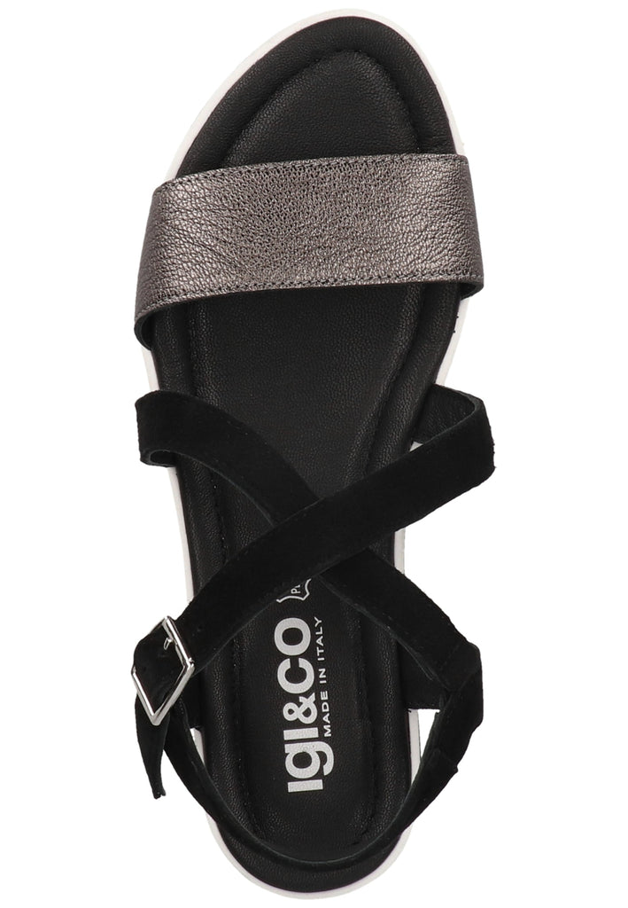 IGI&CO Sandalen Leder Schwarz