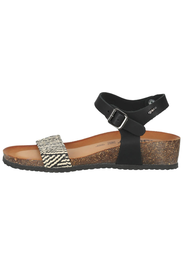 IGI&CO Sandalen Leder Schwarz