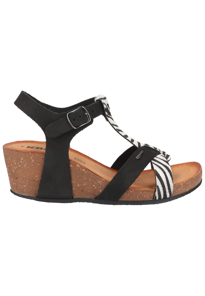IGI&CO Sandalen Leder Schwarz/Weiß